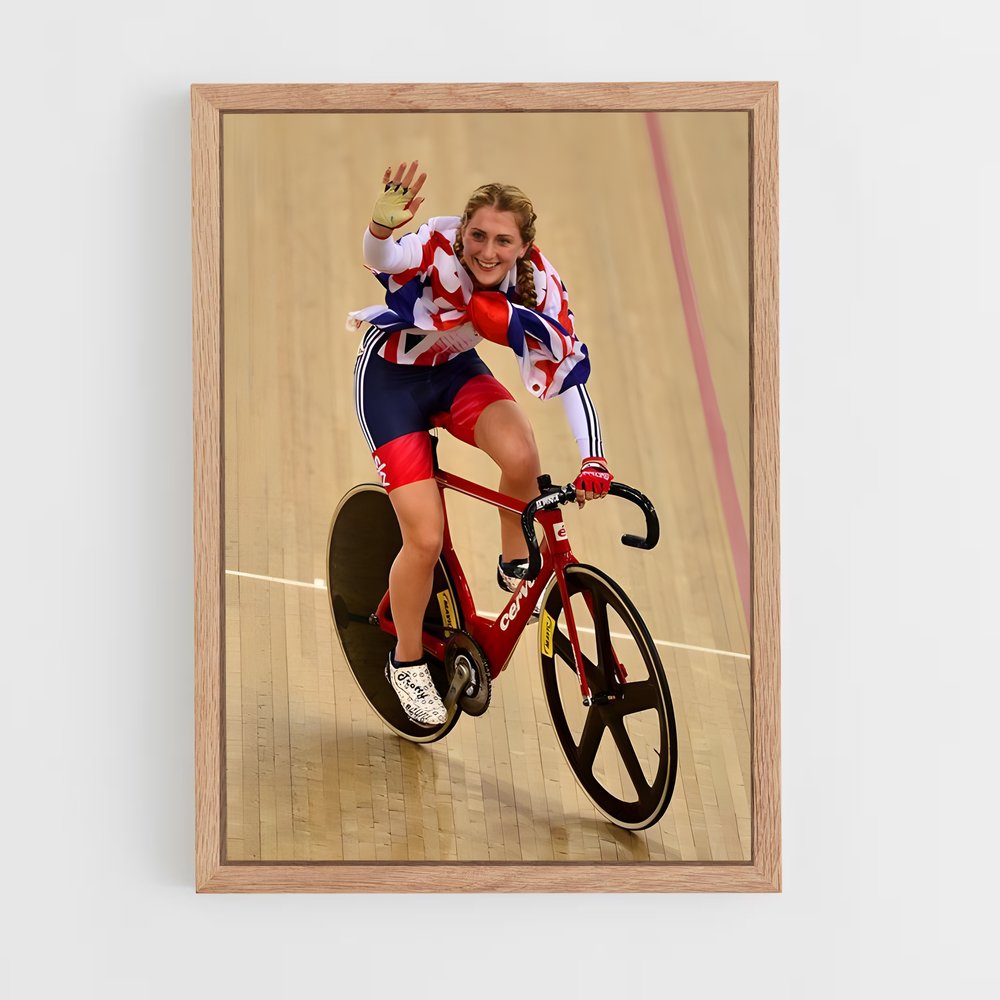 Poster La Piste Olympique – affiche Cyclisme (vue 4)